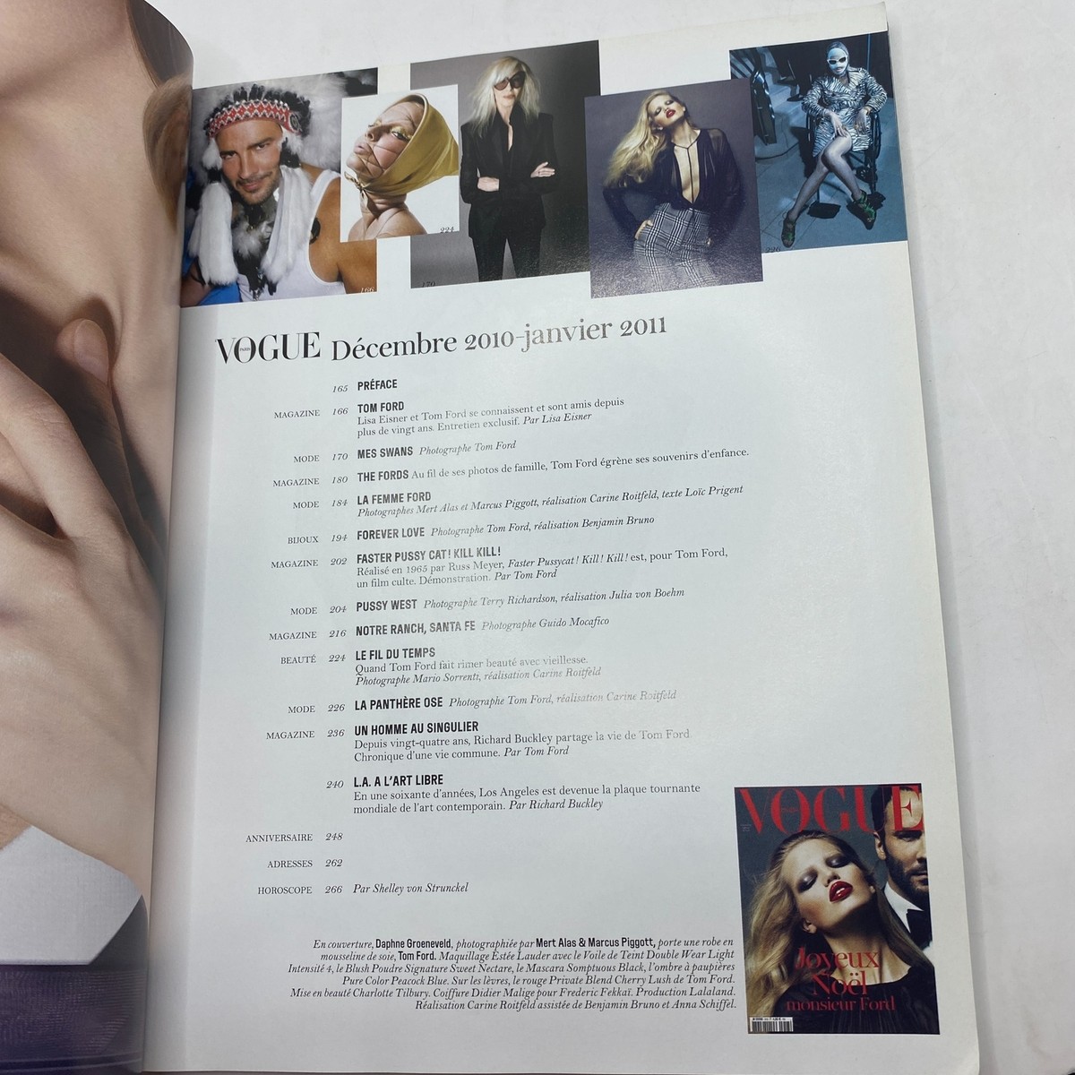 Vogue Paris Magazine December 2010 Daphne Groeneveld & Tom