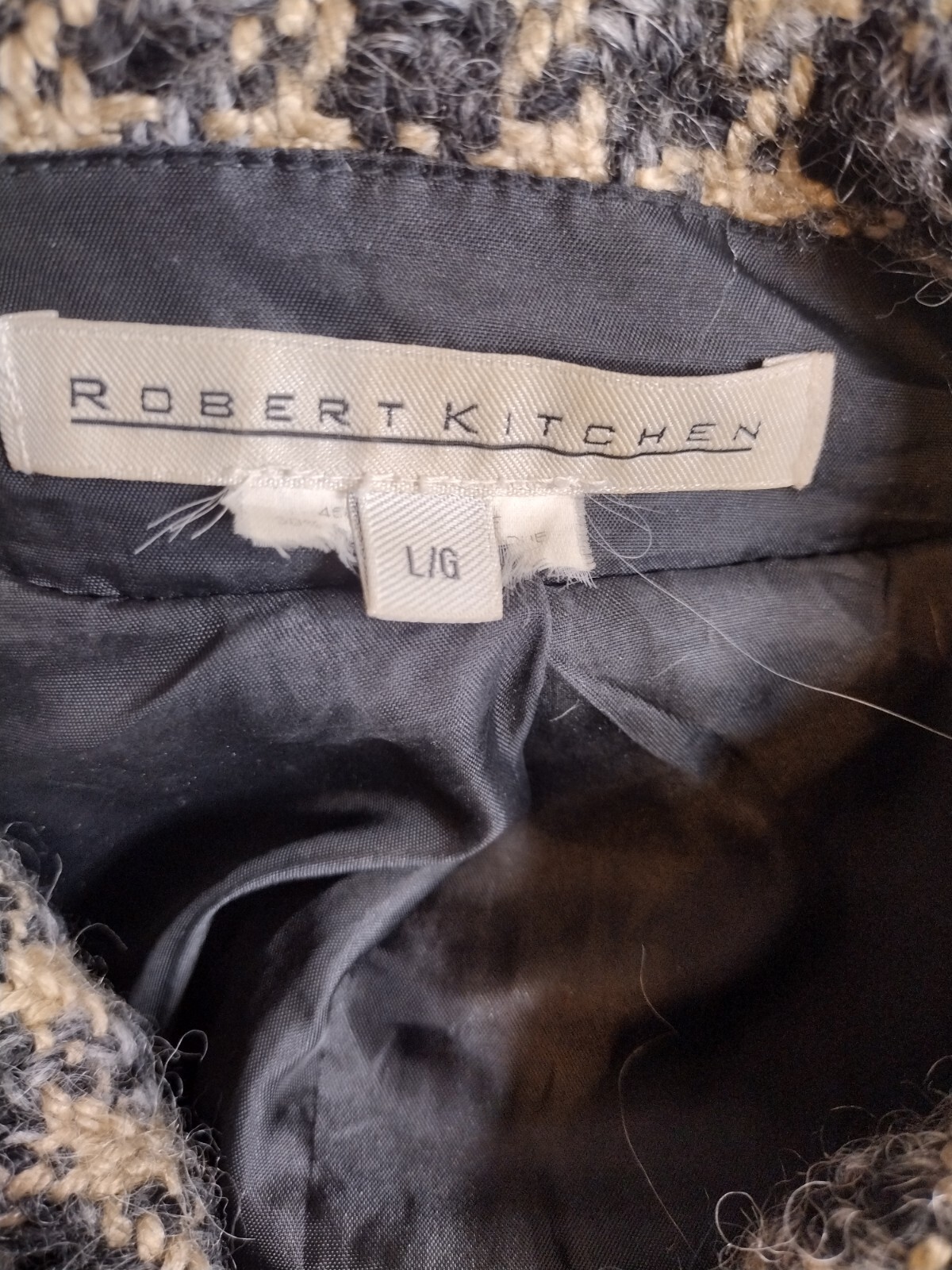 Robert Kitchen Canada Plaid Wool Blend Button-Up … - image 3