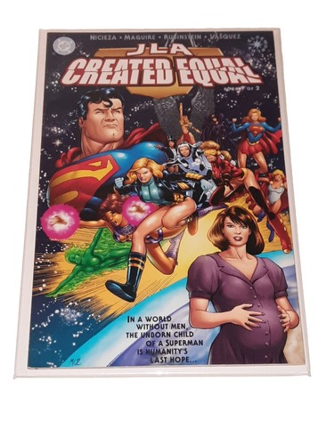 Libro igual creado por la JLA 1 DC Comics Elseworlds World Without Men casi nuevo Superman - Imagen 2 de 3