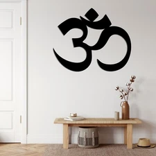 Om Yoga  Metal Wall Art, Metal Wall Decor, Home Decor Wall Art, Wall Sculpture