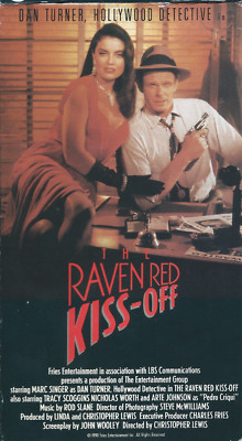 The Raven Red Kiss Off [VHS] aka  Dan Turner, Hollywood Detective FREE SHIPPING!