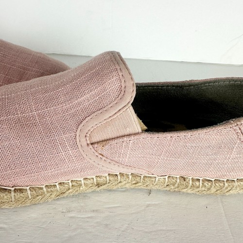 Olukai Kaula Pa'a Kapa Espadrille Shoe Size 7 Rose Sea Salt Pink Beach Vacation - Picture 7 of 10