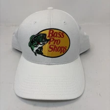 Bass Pro Shops Snap Back Twill White Hat