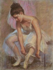 Ceramic Tile Mural Kitchen Backsplash - Ballerina - Music Real Life