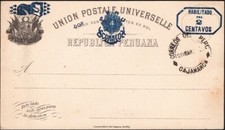 PERU, 1907. Post Card  H&G 14, Cajamarca