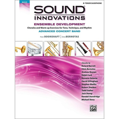 Alfred Sound Innovations Concert Band Ensemble Development Advanced Tenor Sax