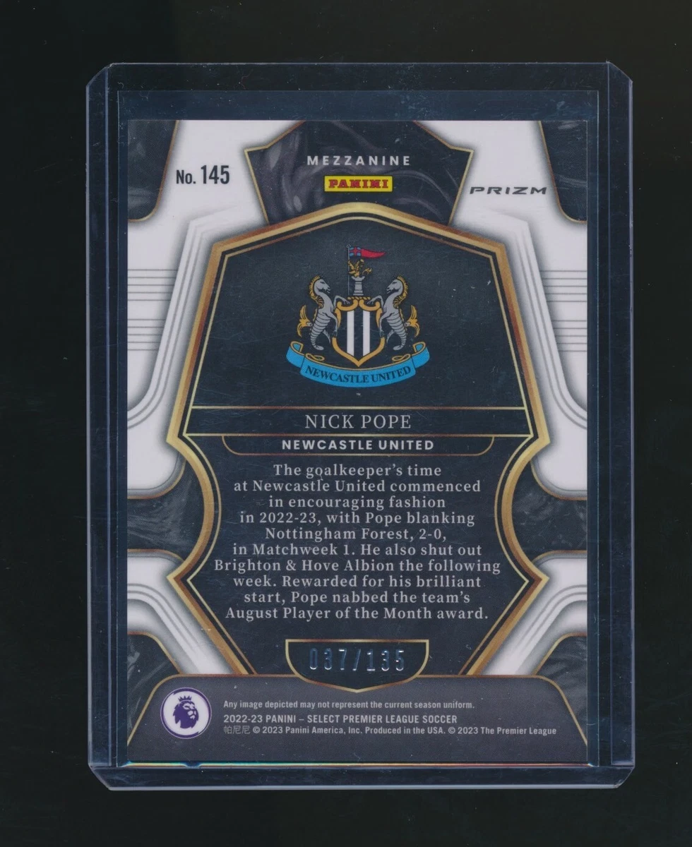 NICK POPE 2022-23 PANINI SELECT PURPLE PRIZM PARALLEL 037135  eBay