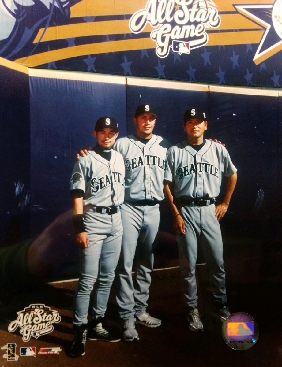 2002 Seattle Mariners 記念バット 限定品 SEATTLE MARINERS 2002 All-Stars 8x10 PHOTO 2002 All-Star Game
