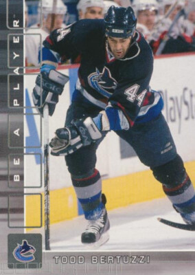 2001-02 BAP Memorabilia #100 TODD BERTUZZI - Vancouver Canucks