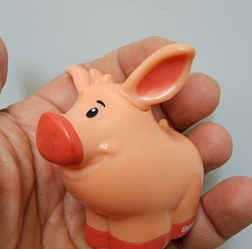 Fisher Price Little People Farmer with Cow and Pig/ Horse Lot of 4 - Picture 4 of 6