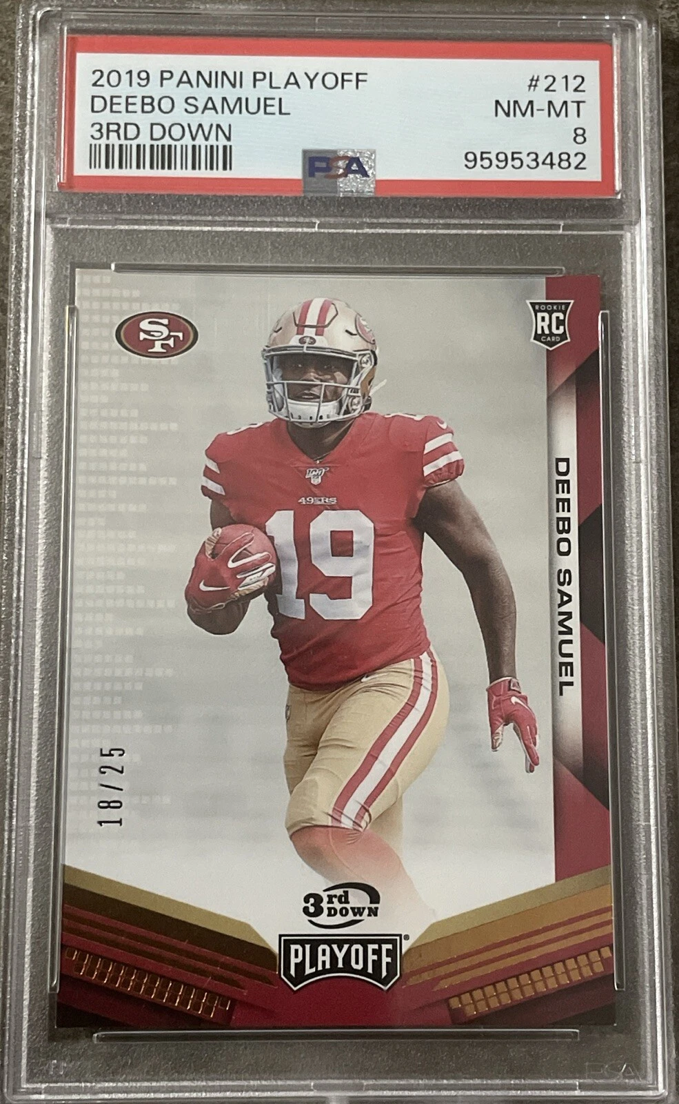 Deebo Samuel Panini Playoff #212 3rd Down