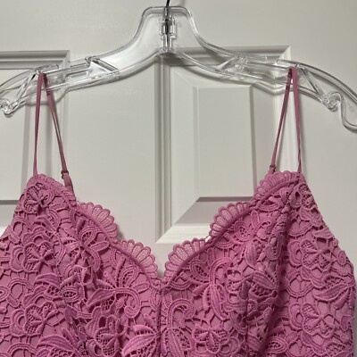ruffle hem lace dress Vintage Era Lace Ruffle Hem Mini Dress main image 1