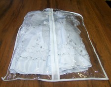 Girls Christening /Baptism Dress W/ Bonnet Hat Size 0 - 3