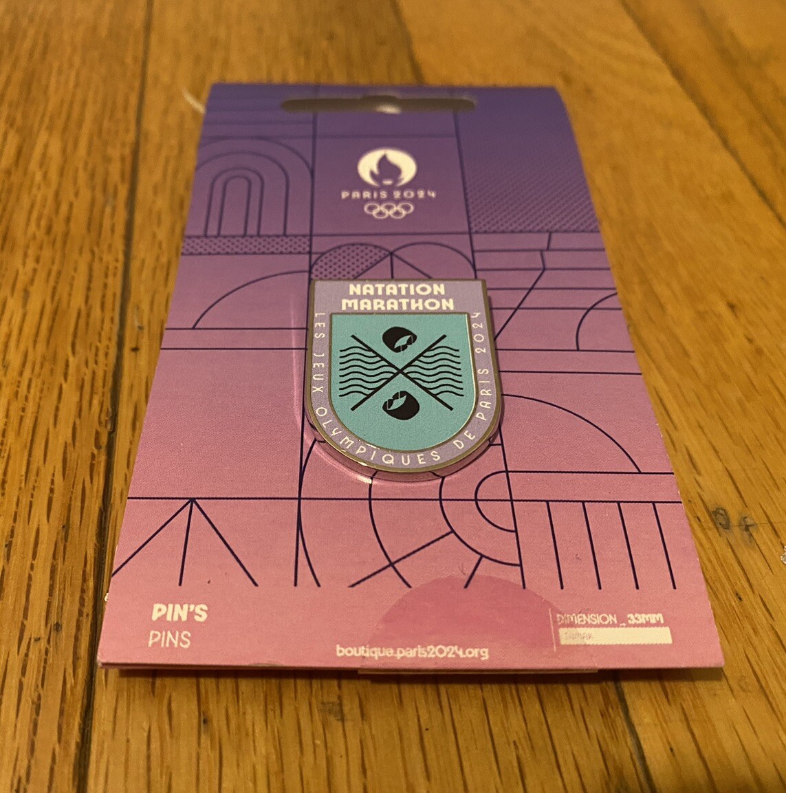 2024 パリオリンピック　モザンビーク　ピンバッチ 2024 パリオリンピックモザンビークピンバッチ