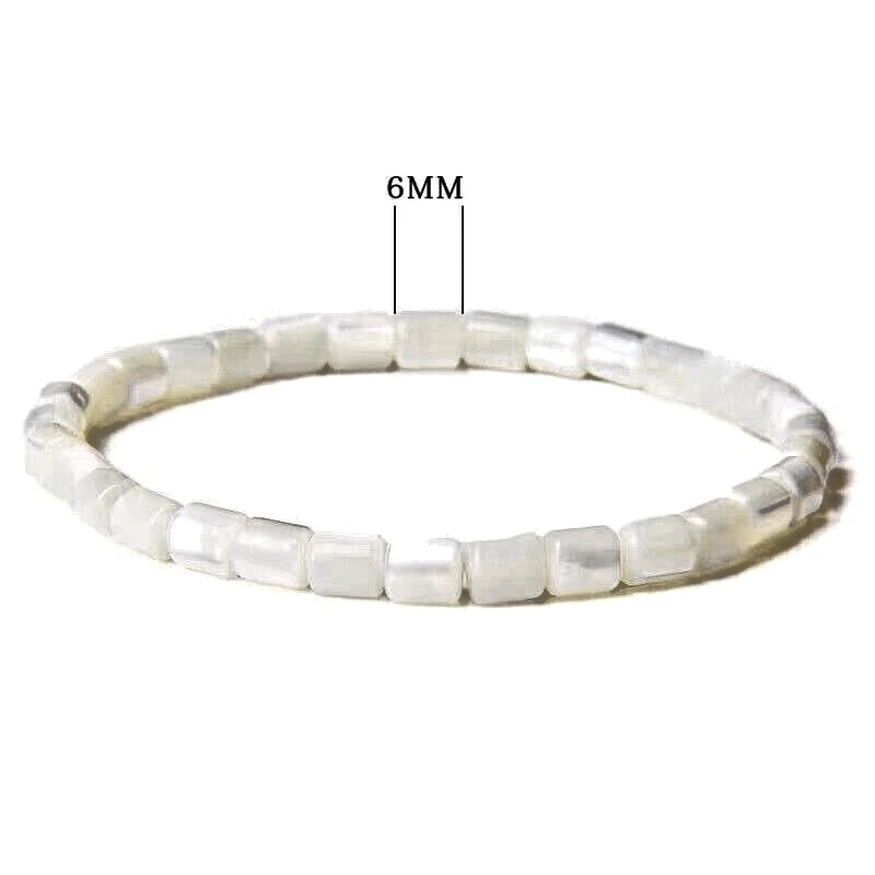 Bracelet de perles en Nacre naturelle, Sur mesure Homme Femme - Photo 3/4