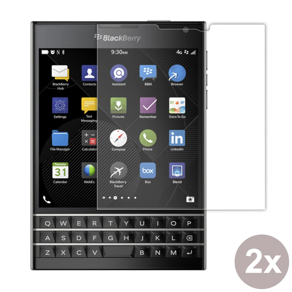 2X Screen Protector Thin Film For Black Berry 9720 9900 8520 9320 9500 9800 - Image 3 of 4