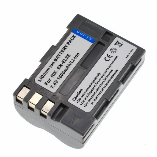 Batterie EN-EL3e pour Nikon D90 D200 D300S D700 D80 D70 D50 Li-ion 7,4 V - Photo 1 sur 8