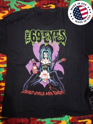 #ad #ad The 69 Eyes Band Dead Girls Are Easy T Shirt unisex Cotton Tee BA2263 $20.95
