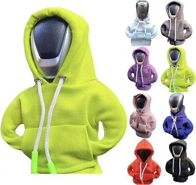 Car Gear Shift Cover Mini Hoodie Gear Shift Cover for Car Shifter Interior Trim