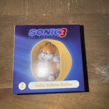2024 McDonalds Happy Meal Toy Sonic 3 Tails Yellow Roller 2 Collectible New