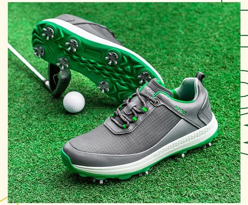Professional Men's Golf Spikes Shoes Non-Slip Sneakers Waterproof Walking Shoes - Picture 19 of 28