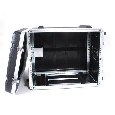 8U 19'' Equipment Rack Mount Flight Storage Case Concert 8RU 16'' depth PA DJ NEW