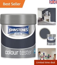 Water-Based Midnight Sapphire Wall & Ceiling Paint - 75ml, Quick Drying Formula