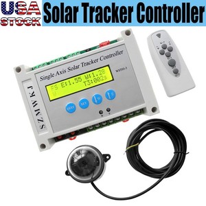 DC12V/24V Single Axis Solar Panel Tracking Electronic Controller +IR Remote Kits