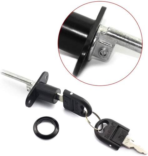 2 Pack 16mm Drawer Locks Desk Wardrobe Locks Zinc Alloy Cabinet Locks with Keys - Picture 8 of 9