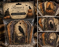 Handmade Special Edition Halloween Tags Gifts And Junk Journals
