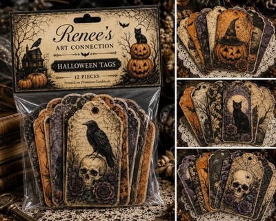 Handmade Special Edition Halloween Tags  Gifts And Junk Journals 