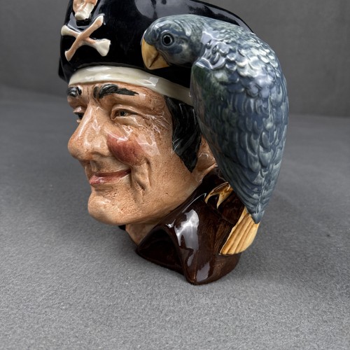 Royal Doulton Large Character Toby Jug Long John Silver Mug 1951 D6335 Pitcher - Picture 2 of 8