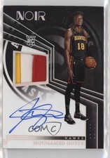 2023-24 Panini Noir Rookie Color 12/99 Mouhamed Gueye #370 Patch Auto 5i3