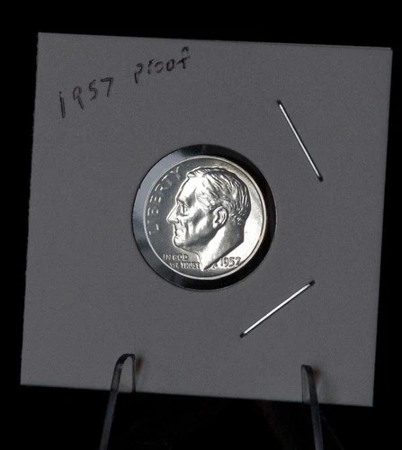 New Listing1957 P Roosevelt 90% Silver Proof Dime