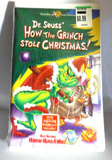 Dr Seuss  How The Grinch Stole Christmas Warner Bros VHS, 2000 SEALED