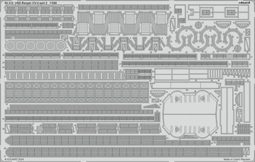 Eduard 53312 1/350 USS Ranger CV-4 Part 2 Photo Etch for TRUMPETER