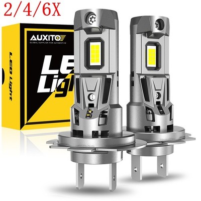 2/4/6X CANBUS H7 LED Headlight Super Bright Bulbs White 22000LM High/Low Beam