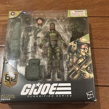 G.I. Joe Classified Series 60th Anniversary Action Marine Sniper Collectible New