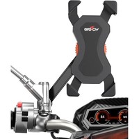 Grefay Motorrad Handyhalterung 360 Drehbar FüR 3,5-6,5 Zoll Smartphone Universal
