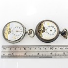 1910-1930 8 Day Hebdomas Movement 7j Swiss Made Pocket Watches Lot of 2#WB5451-5 — photo 9
