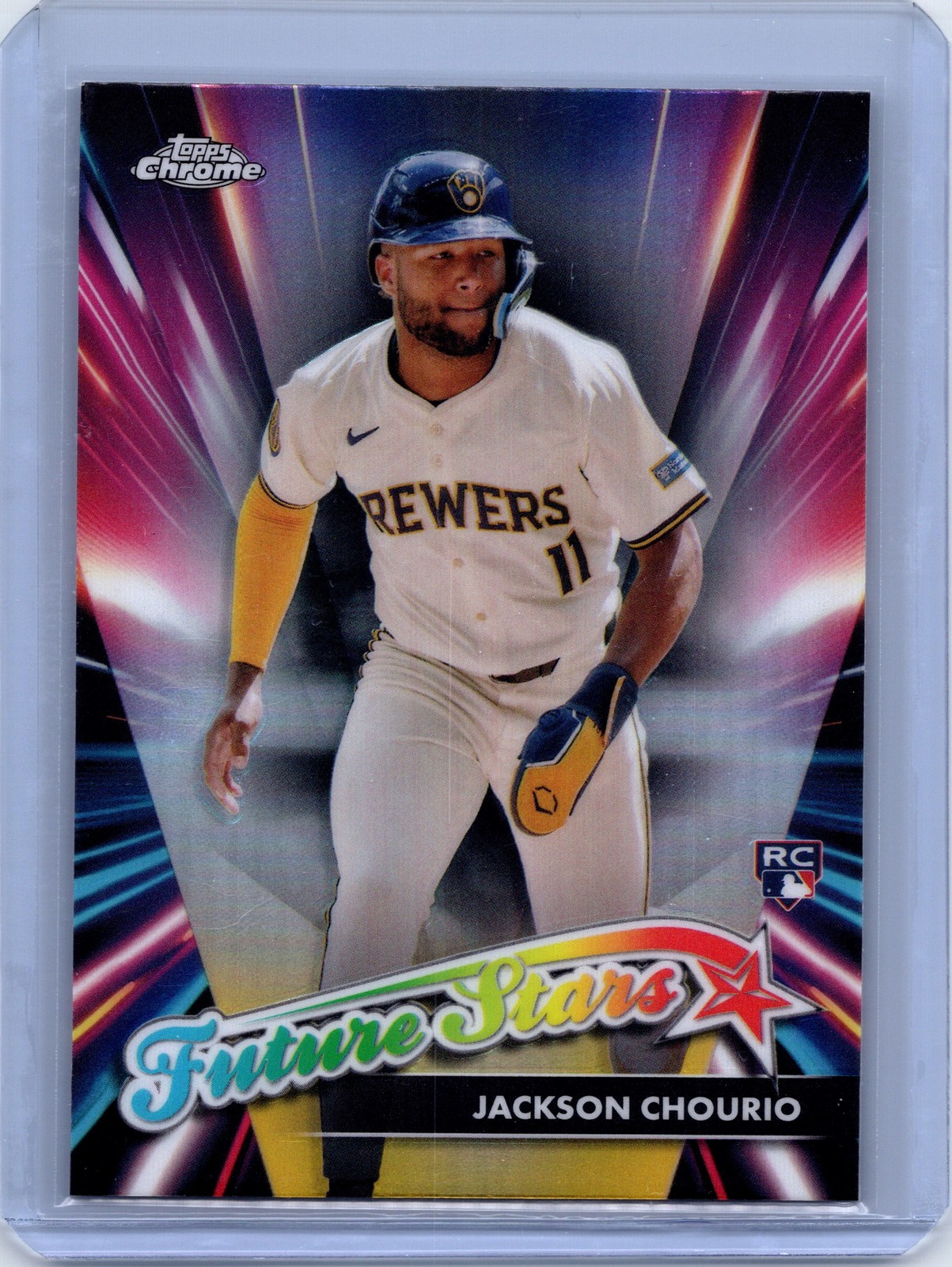 2024 Topps Chrome Update #FSU-16 Jackson Chourio Future Stars