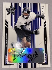 2005 LEAF R&S DAN CODY #215 ROOKIE CARD #6/150 OKLAHOMA Sooners, Ravens. rookie card picture