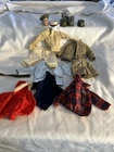 Vintage lot of original GI Joe clothing  & Hats by Hasbro