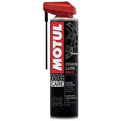 Kettenspray Kette MC CARE C2 CHAIN LUBE ROAD Farblos Motul 400 ml Kettenspray