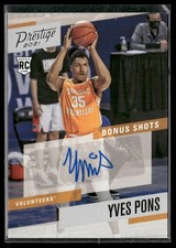 2021 Chronicles Draft Picks #PBYVP Yves Pons Prestige Bonus Shots Signatures