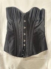 Agent Provocateur Black Classic Corset Bustier  Size Medium