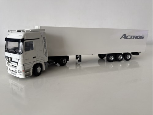 Trattore stradale Tekno scala 1:50 semplice Mercedes Actros 4x2 2554 più rimorchio raro - Foto 2 di 13