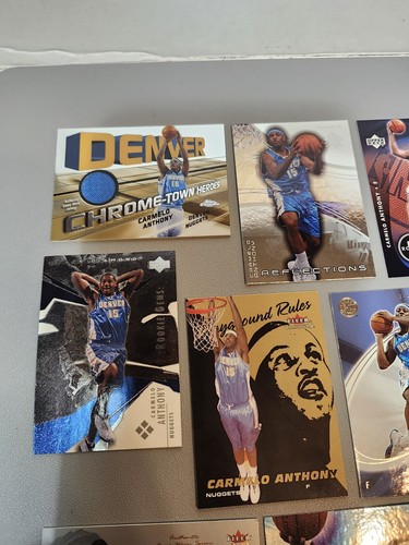 2003 UD Black Diamond CARMELO ANTHONY Rookie Gems Lot - Picture 2 of 9