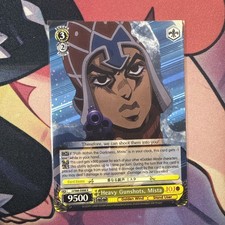Jojo Golden Wind Weiss Schwarz - Heavy Gunshots, Mista JJ/S66-E008 R Holo