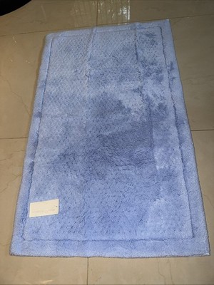 Abyss Habidecor Story Bath Rug 21'' x 31'' Powder Blue Egyptian Cotton Giza